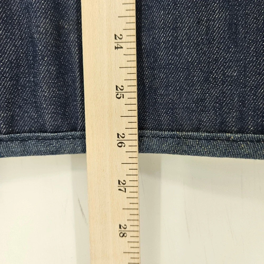 Vintage Roebucks Denim BOA‎ Vest Mens Extra Large 1970s Sears Sherpa Lined